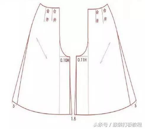 澳门游戏APP下载服装裁剪制作11款裙子的结构制图参考(图15)