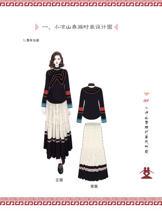 澳门游戏APP下载《小凉山彝族刺绣服装设计图》出版发行(图2)