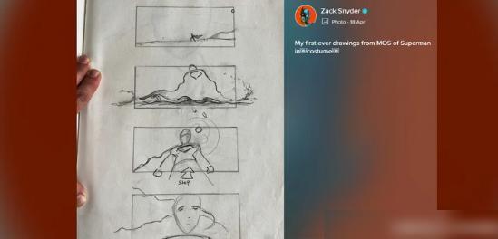 澳门游戏官网DC导演扎克·施耐德分享亨利·卡维尔的“超人”服装设计草图(图5)