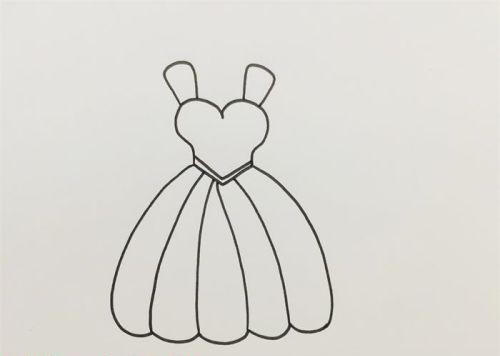 澳门游戏APP下载连衣裙裙子简笔画教程画法 简单又漂亮裙子简笔画怎么画(图2)