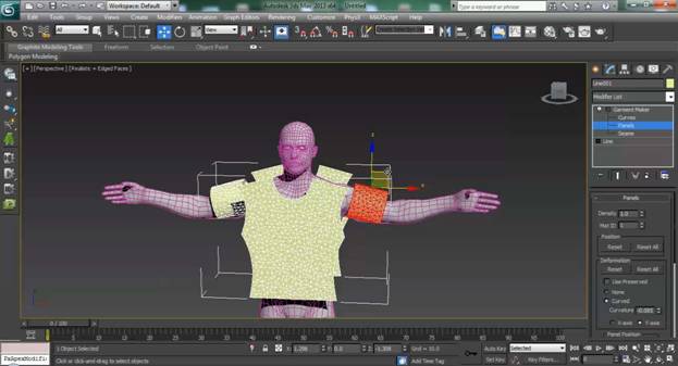 澳门游戏APP下载3Ds max入门教程：为男性角色创建服装T 恤(图6)