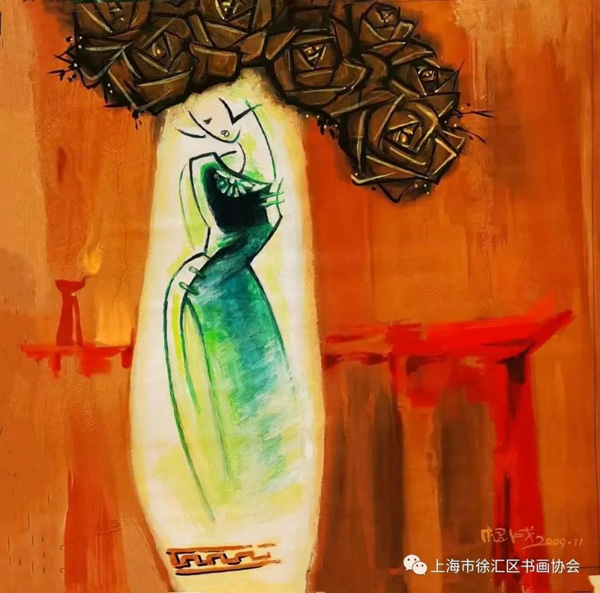 澳门游戏APP下载50多幅人物作品浓墨重彩！这个旗袍画展表达对女性的赞美(图1)