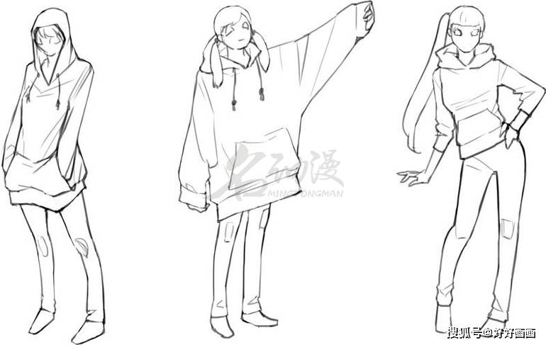澳门游戏APP下载绘画教程：如何通过线稿绘制出衣服的立体效果？(图3)