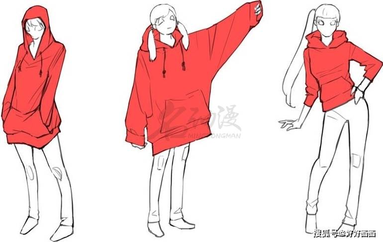 澳门游戏APP下载绘画教程：如何通过线稿绘制出衣服的立体效果？(图5)