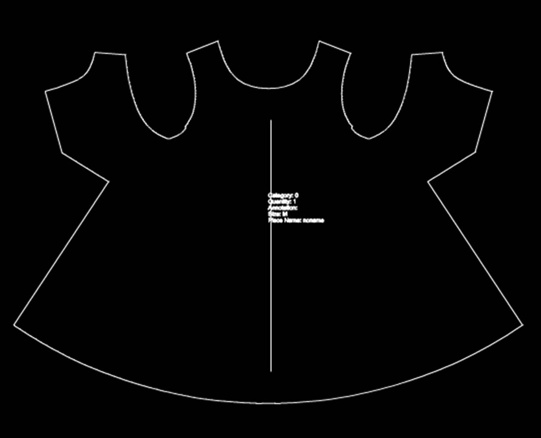 澳门游戏官网CAD图纸-衣服平面图(图1)