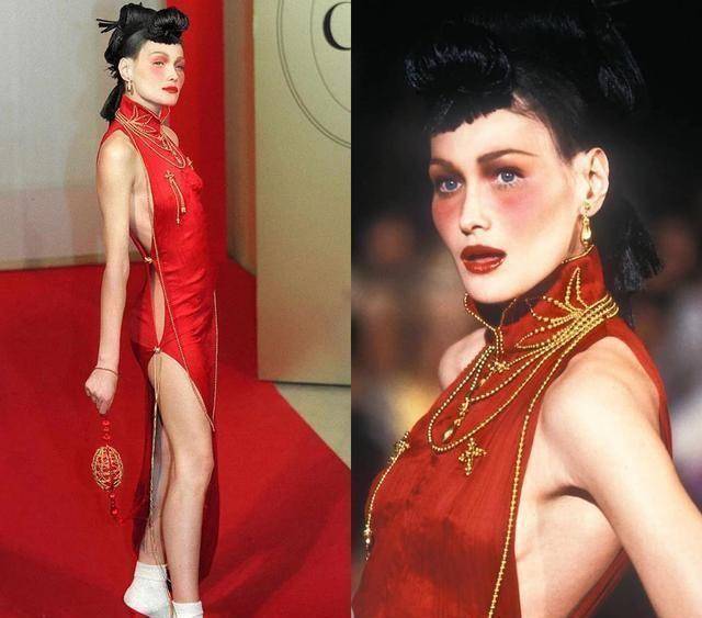 澳门游戏官网1997年“海盗爷”执掌的Dior秀场诠释了不同的东方美旗袍美炸(图4)