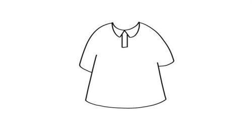 澳门最新网站游戏漂亮的好看校服简笔画绘制教程 带颜色的夏季校服简笔画怎么画(图1)