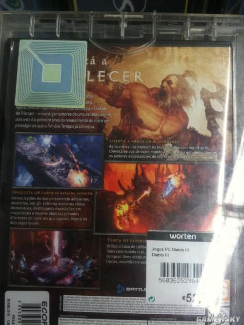 澳门最新网站游戏看国外玩家晒《暗黑破坏神3》游戏包装盒照片(图2)